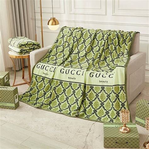 gucci blankets for sale|gucci luxury throw blanket black.